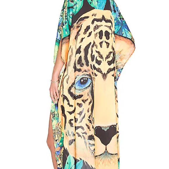 Agua Bendita Other - Agua Bendita Leopard Print Swim Coverup